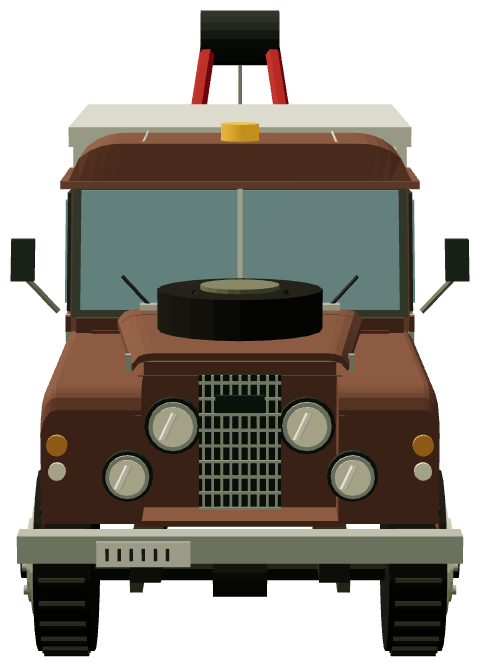 Harvey Frost recovery Land Rover — front render