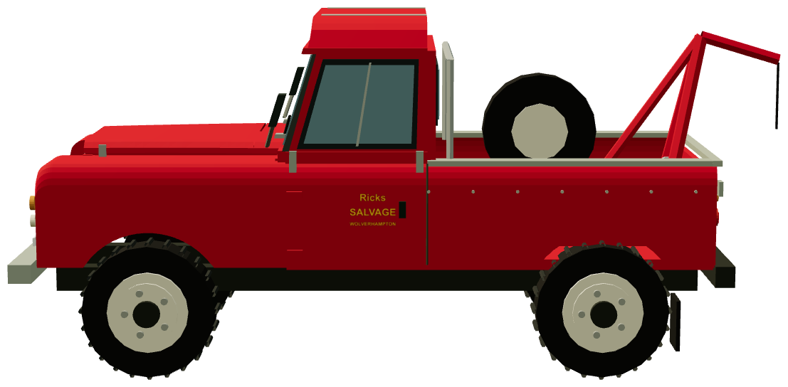Harvey Frost Series IIA 109 Recovery Truck — side render