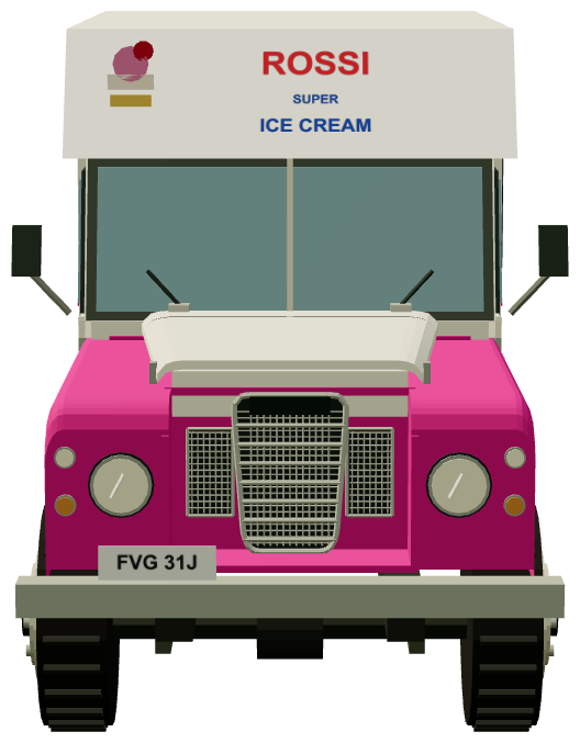 Hemsby Beach Ice Cream Van FVG 31J — front render