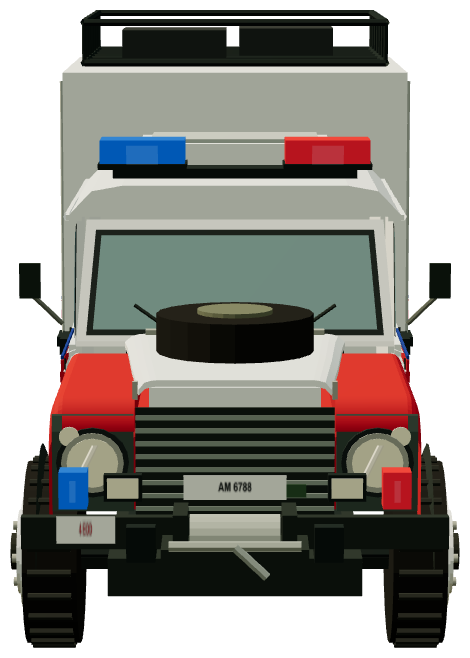 HKPF EOD Defender 130 6×6 — front render