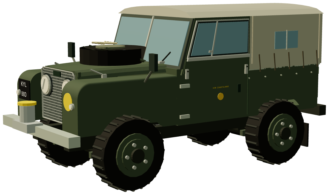 HM Coastguard Series I 88 Capstan Winch — three-quarter render