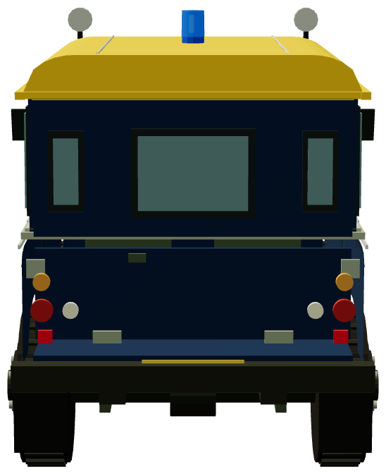 HM Coastguard Series III 88 Station Wagon — rear render