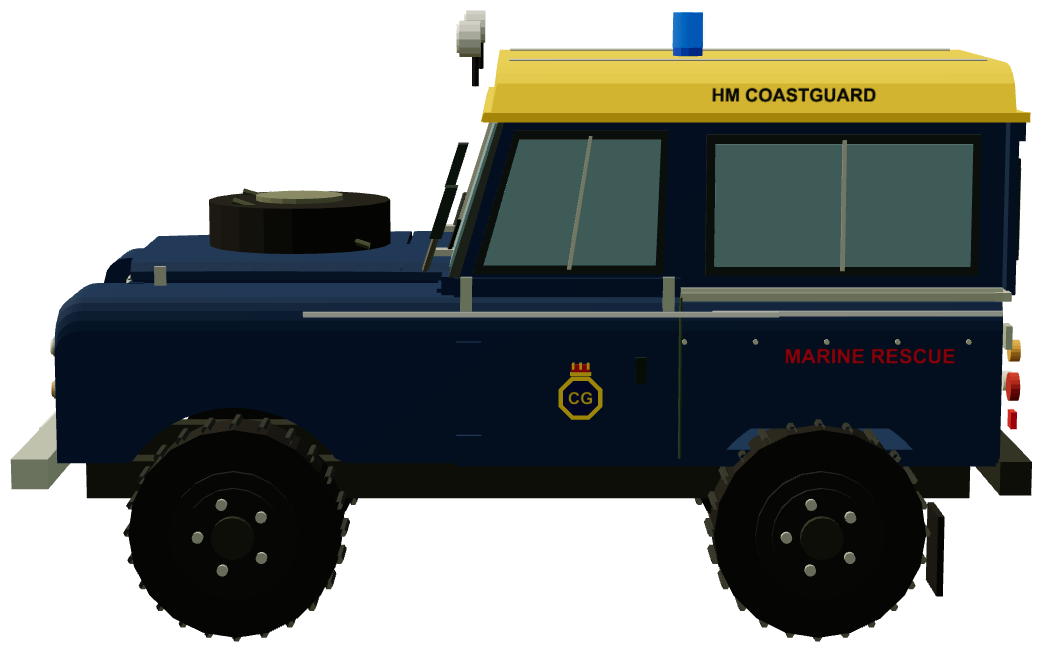 HM Coastguard Series III 88 Station Wagon — side render