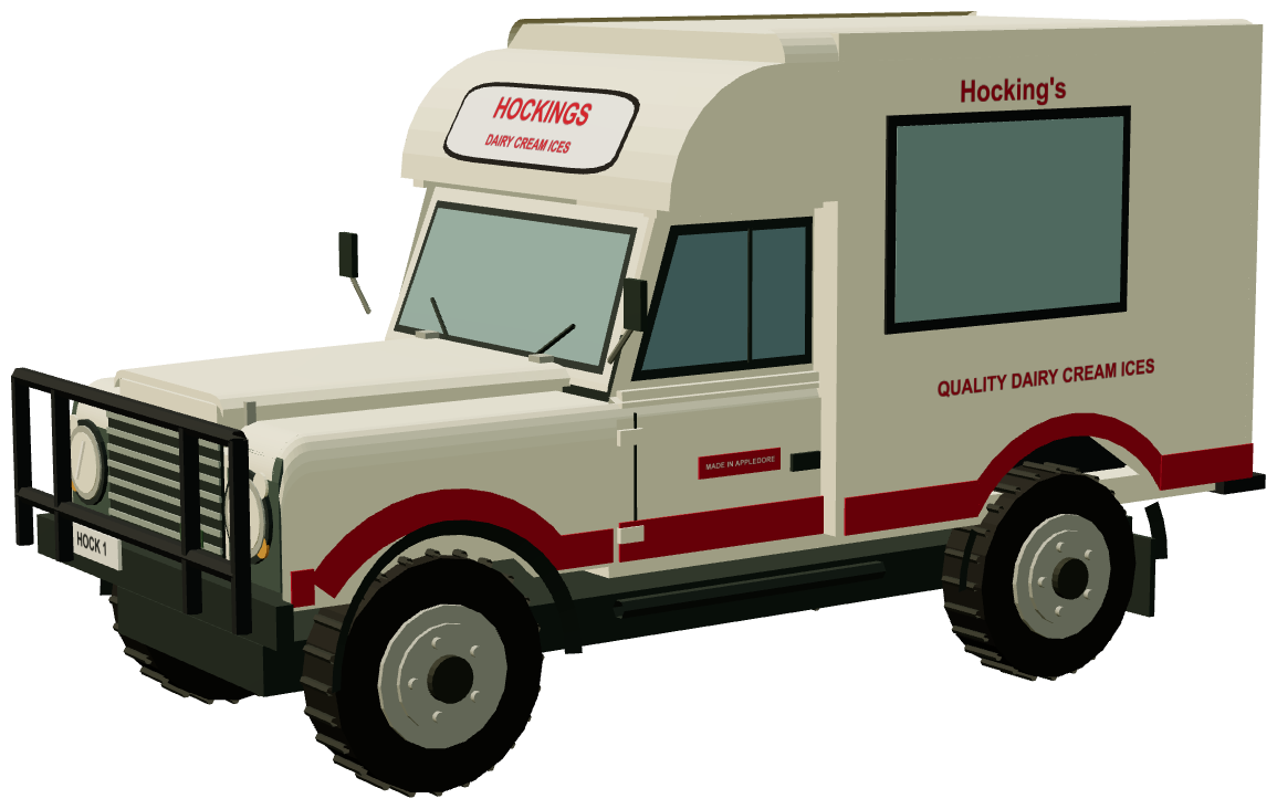Hockings Dairy Cream Ices Defender — three-quarter render