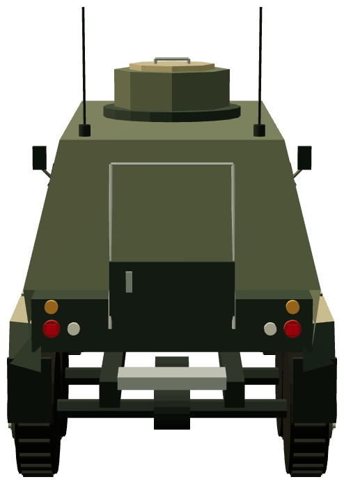 Hotspur Hussar — rear render