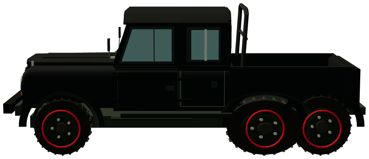 Kahn Flying Huntsman 110 6×6 — side render