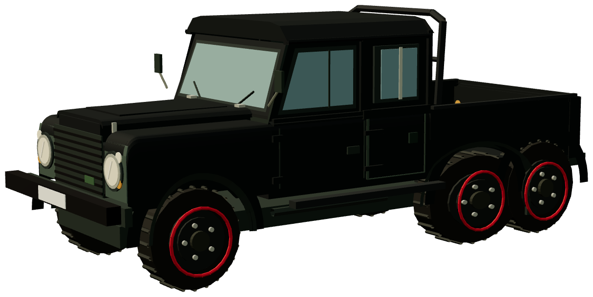 Kahn Flying Huntsman 110 6×6 — three-quarter render