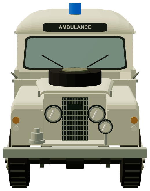 Lomas 109 Ambulance — front render