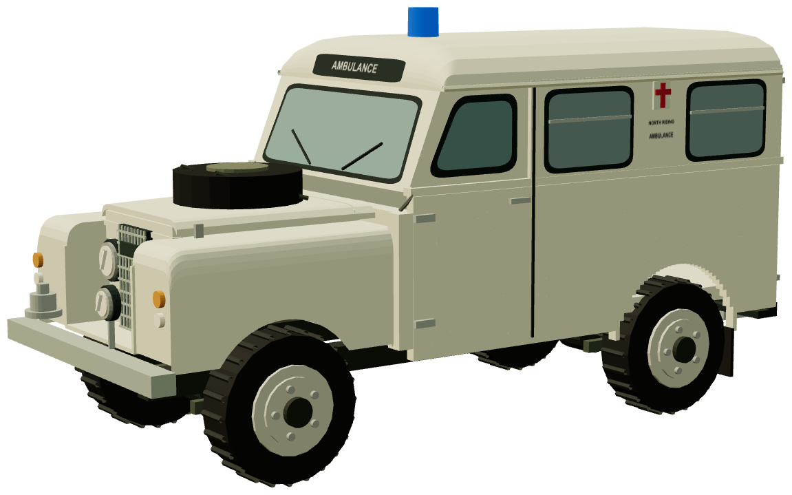 Lomas 109 Ambulance — three-quarter render