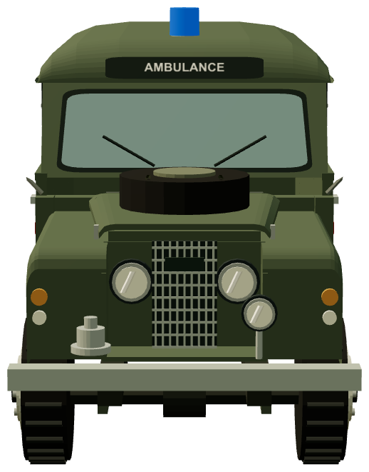 Lomas 109 Ambulance — front render