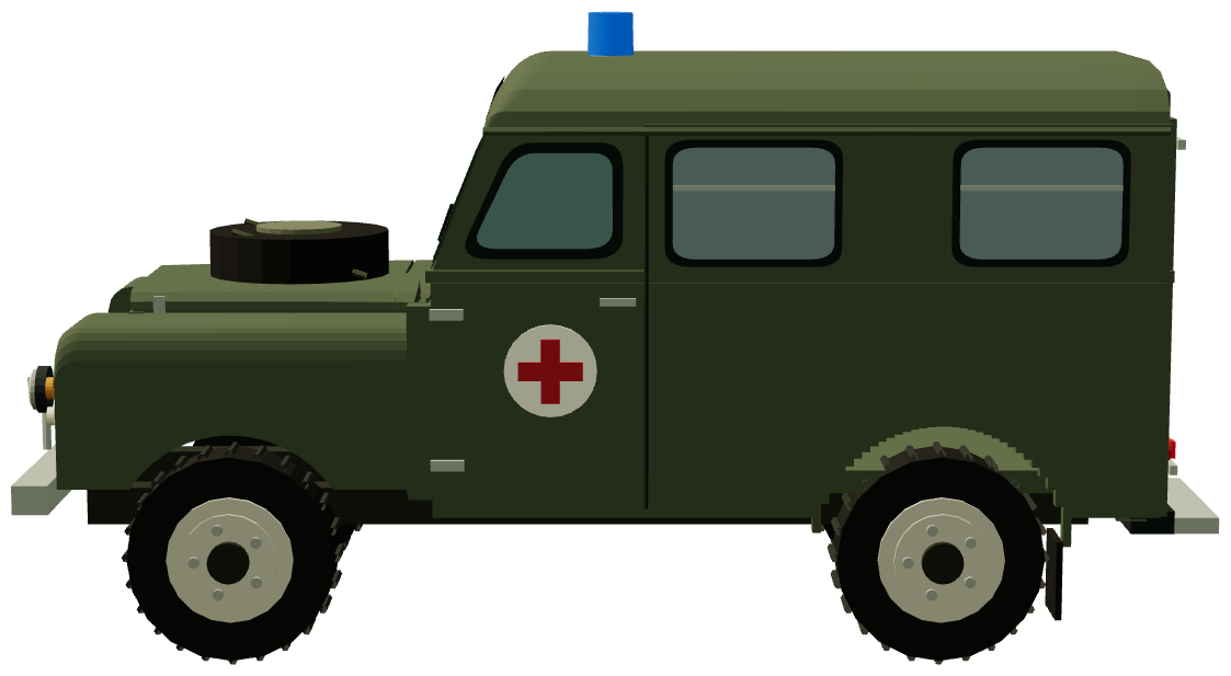 Lomas 109 Ambulance — side render
