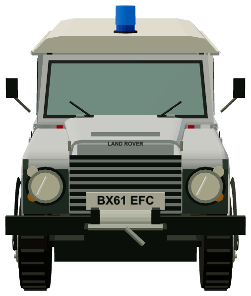 Met Police Marine Policing Unit Defender — front render