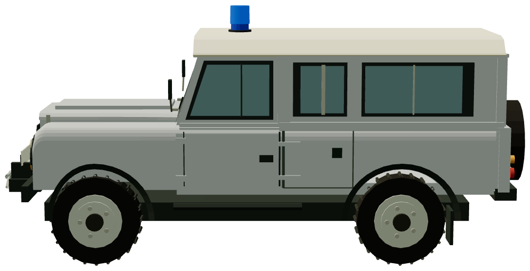 Met Police Marine Policing Unit Defender — side render