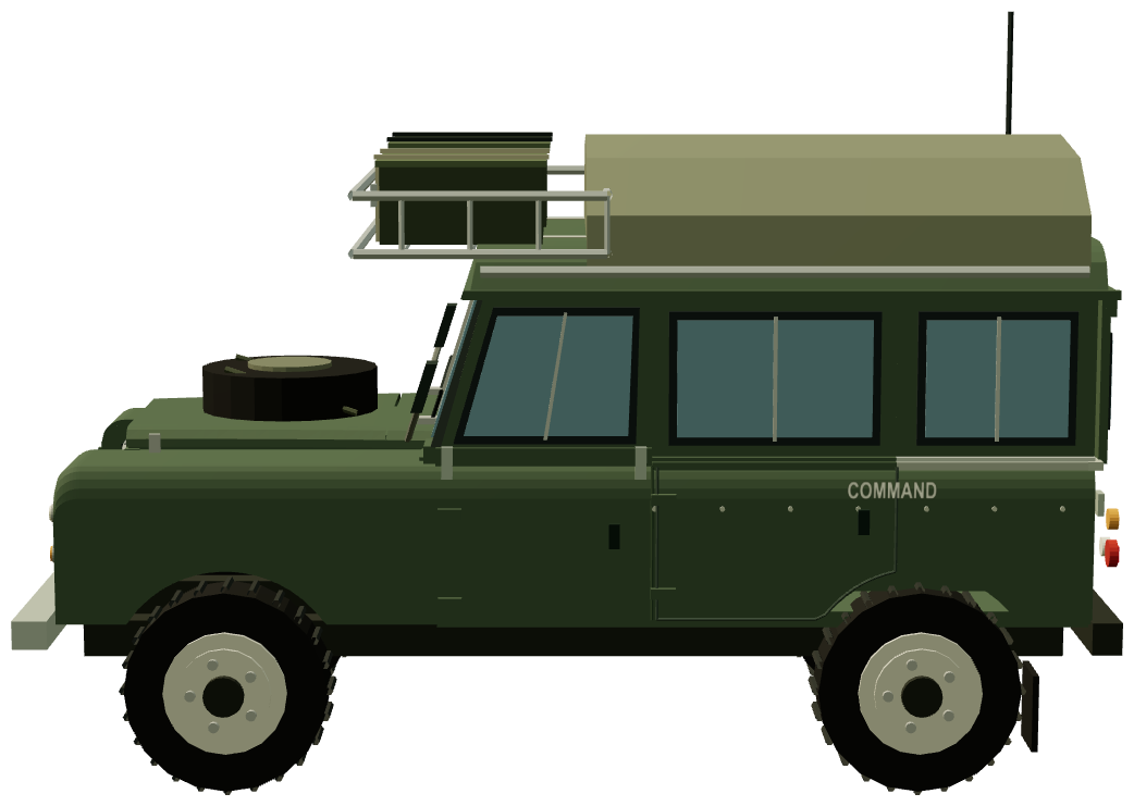 Military Carawagon command vehicle — side render