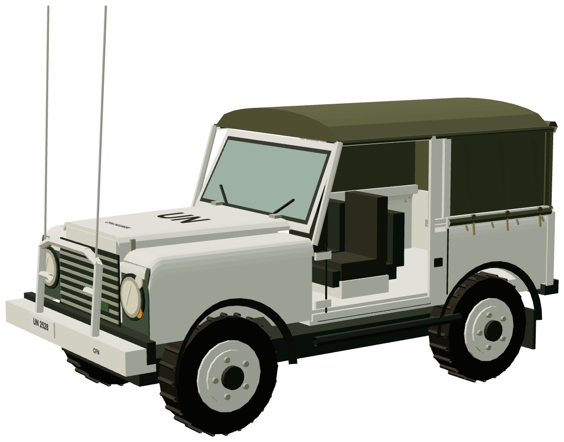 MINUSTAH Brazilian Marines Defender 90 (Haiti 2017) — three-quarter render