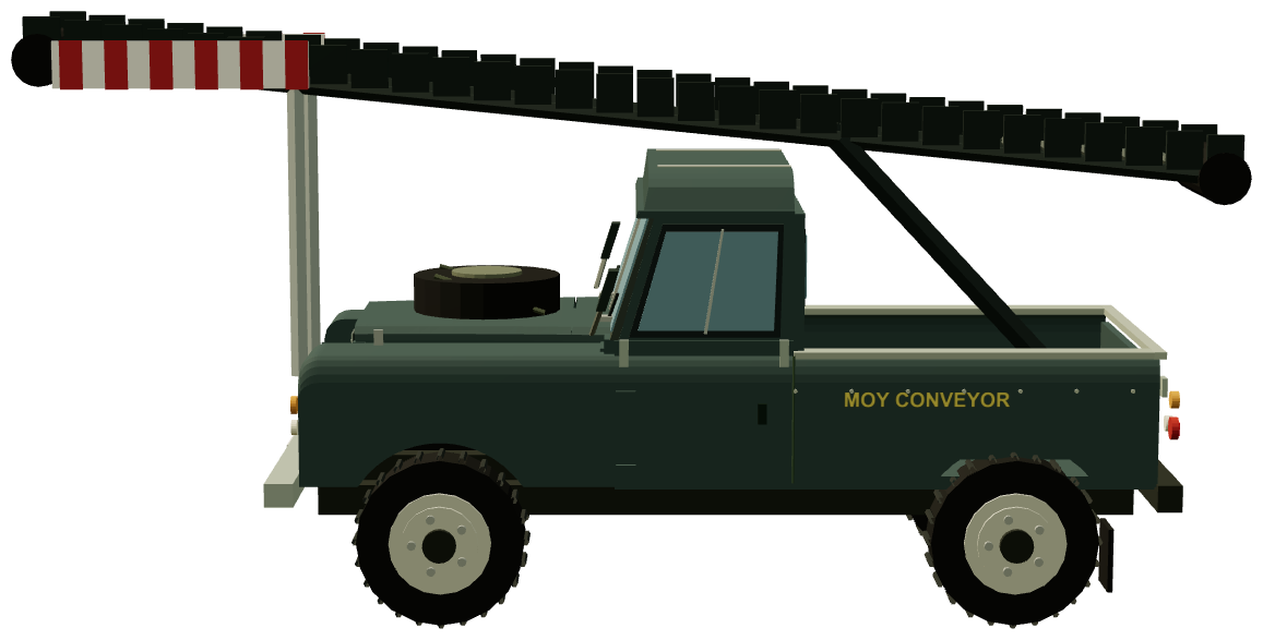 Moy 109 conveyor Land Rover — side render