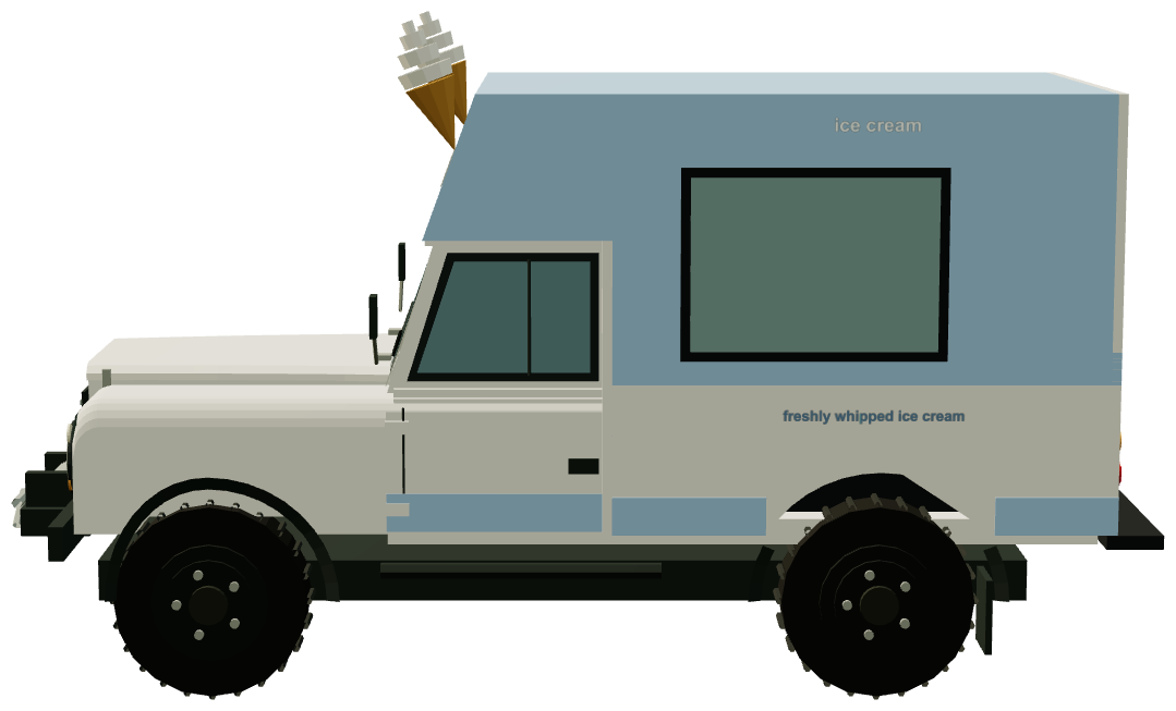 Mr Whippy Defender G461 BJO — side render