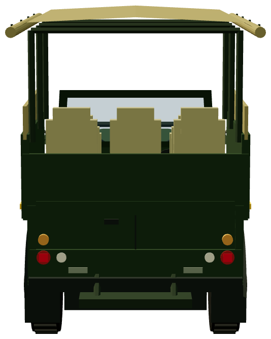 Nkambeni Safari Defender — rear render