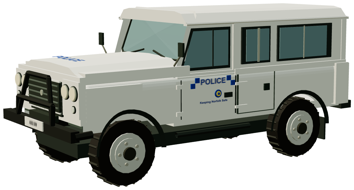 Norfolk Police Santana PS-10 — three-quarter render
