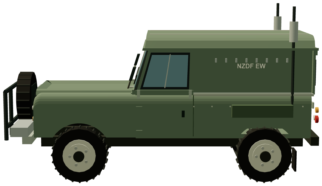 New Zealand Stage 1 electronic-warfare vehicle — side render