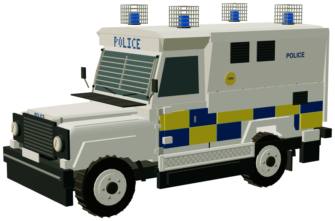 Penman Armoured Land Rover Mk.4 — three-quarter render