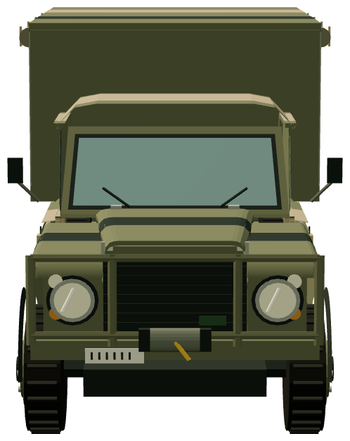 Perentie 6×6 Air Defence — front render