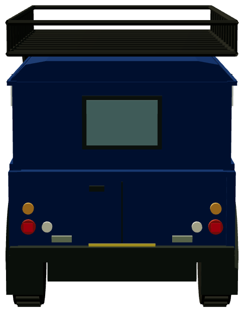 Pizza Overland Defender 110 — rear render