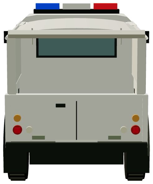 PKW UNIFIL Zandarmeria Wojskowa Defender 110 — rear render