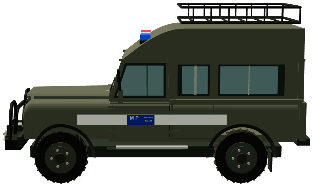 Żandarmeria Wojskowa Defender 110 — side render