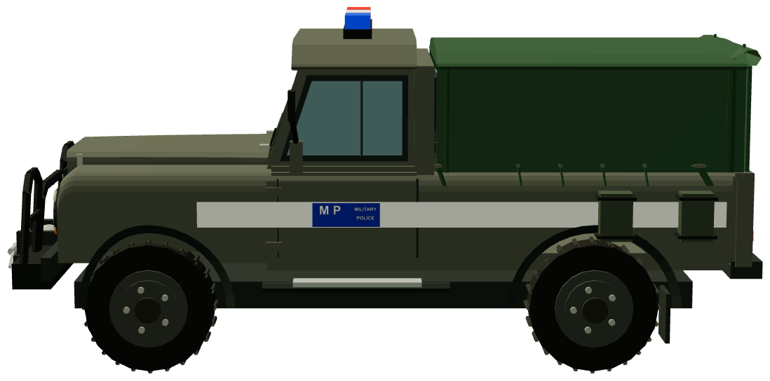 Żandarmeria Wojskowa Defender 110 Soft Top — side render