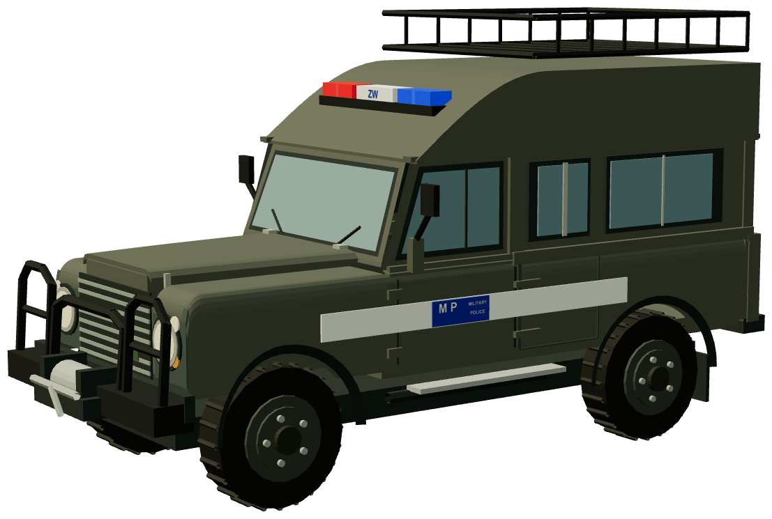 Żandarmeria Wojskowa Defender 110 — three-quarter render