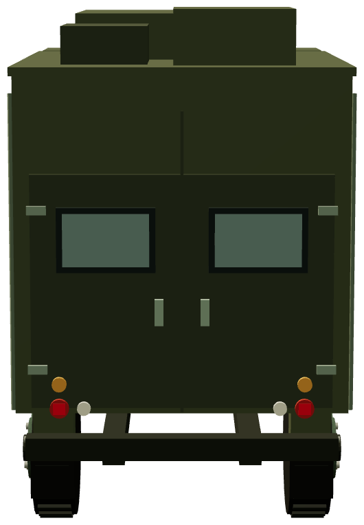 Royal Artillery PPIF Drone Section Land Rover — rear render