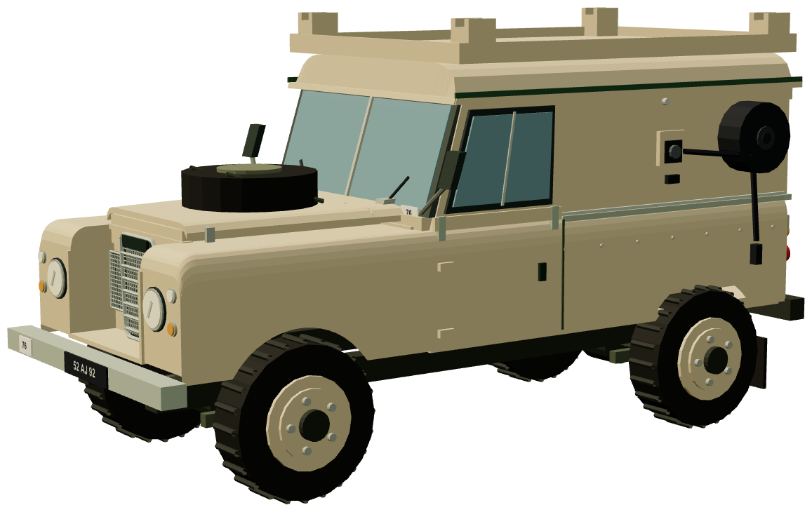 RAF Series III Helicopter Servicing Platform — three-quarter render