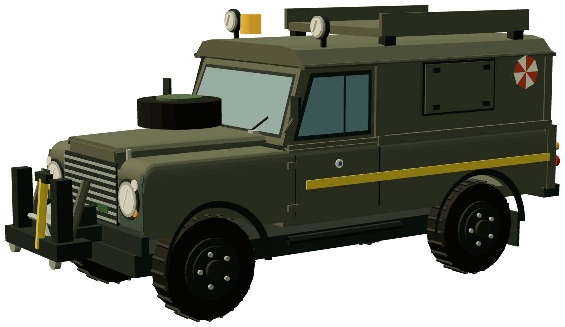 RAF Helicopter Support Vehicle — three-quarter render