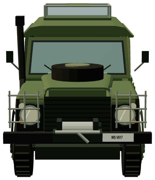 RAF TUM Enhanced Protection Vehicle — front render