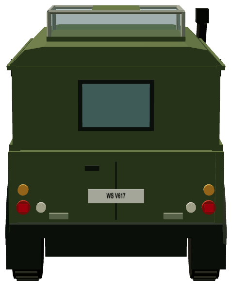 RAF TUM Enhanced Protection Vehicle — rear render