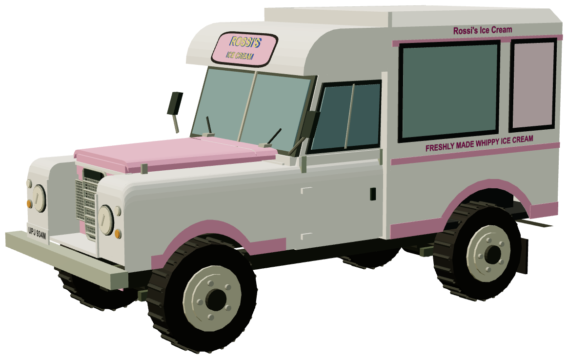 Rossi's Ice Cream Series III 109 — three-quarter render