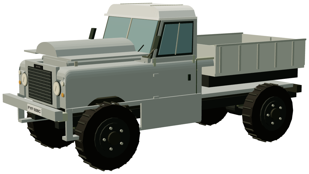 129-inch 30 cwt Prototype Truck ‘Lofty’ — three-quarter render