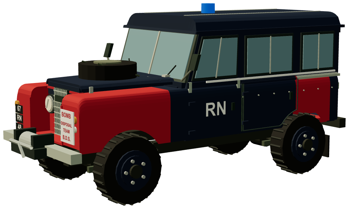 Royal Navy Bomb Disposal — three-quarter render