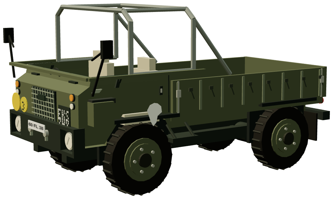 Joint Services Sahara Expedition 101 FC — three-quarter render