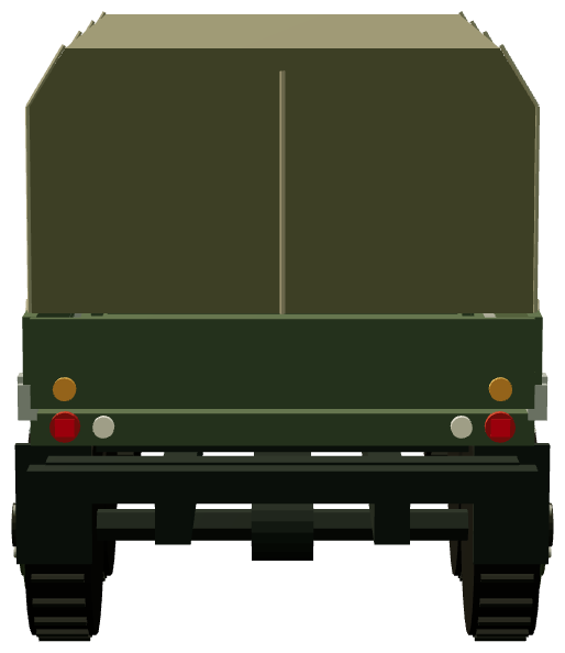 Hotspur Sandringham 139″ Canvas Cargo — rear render