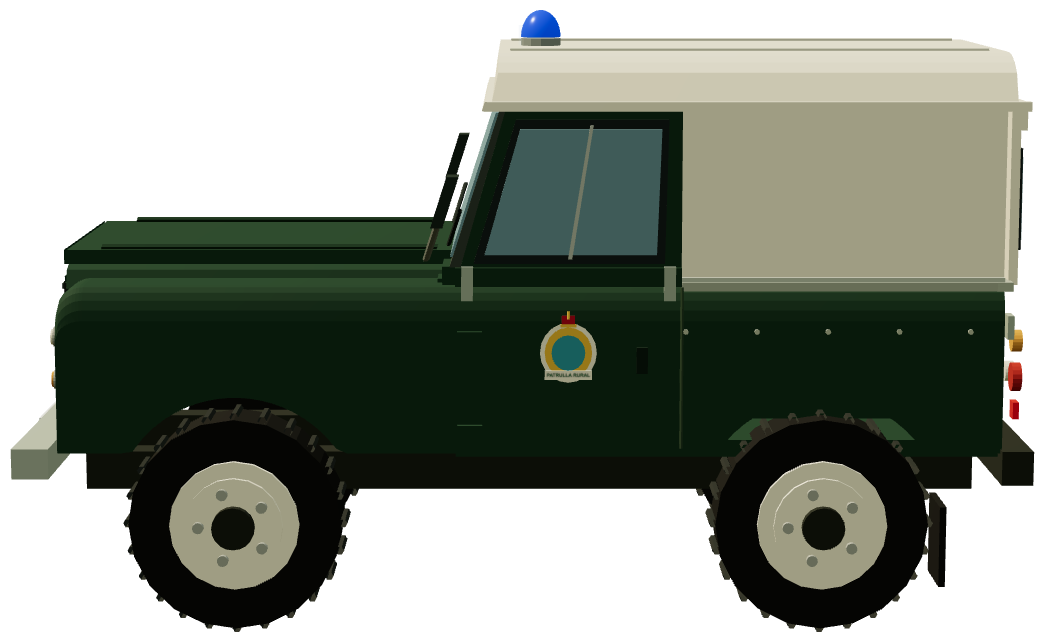Santana 88 Patrulla Rural — side render