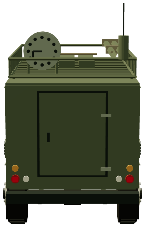 Santana 109 Mercurio — rear render