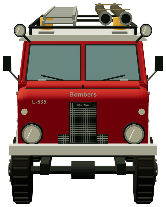 1300 Bomberos Double Cab — front render