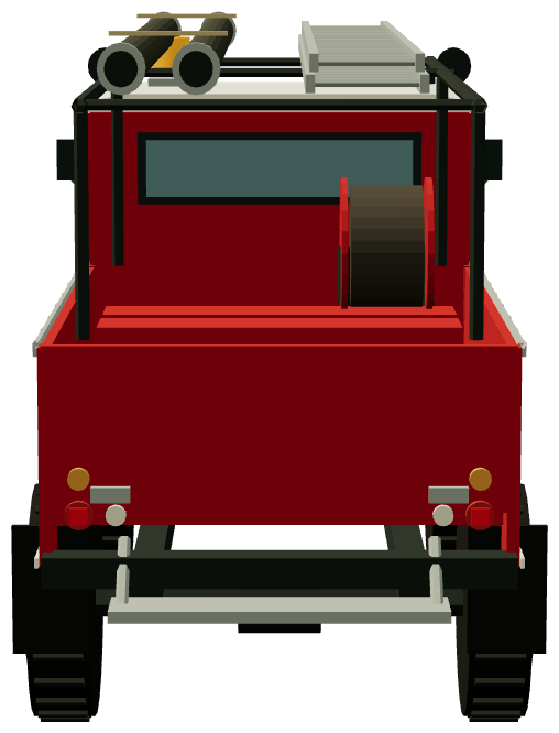 1300 Bomberos — rear render