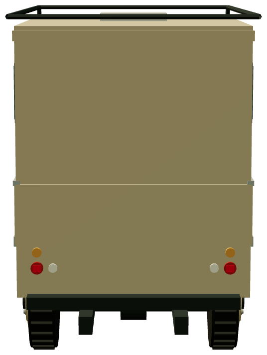 Santana 2000 Autocaravana — rear render