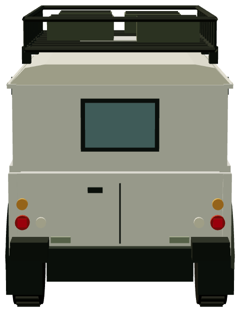 SBS White XD 110 — rear render