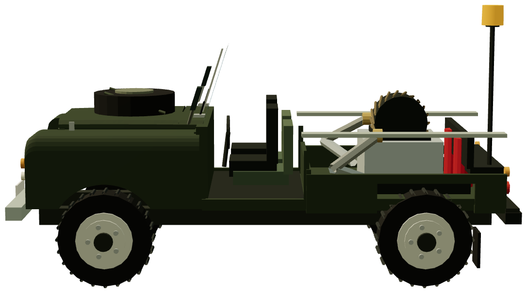 Scottorn Bushmaster Fire Tractor — side render