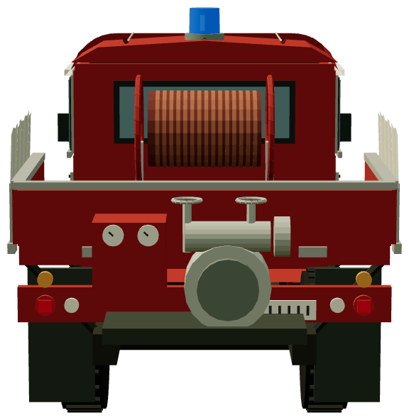 Series I Fire Tender — rear render