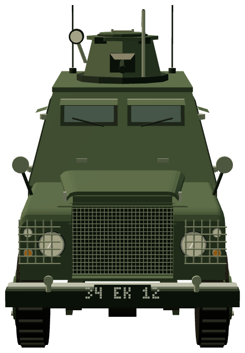 Shorland Mk 1 APC — front render